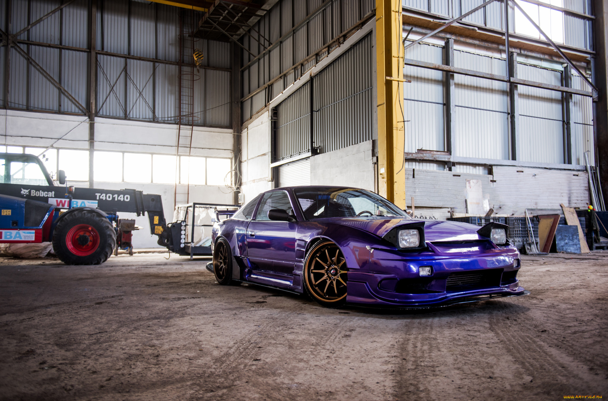 nissan silvia s13, , nissan, datsun, silvia, s13, stance, garage, bronze, wheels